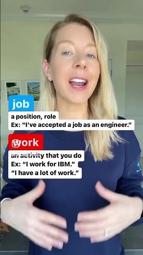 The Difference Between JOB & WORK