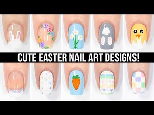 Cute Nail Art 2024 🐰 Easy Easter Nail Art Design Compilation