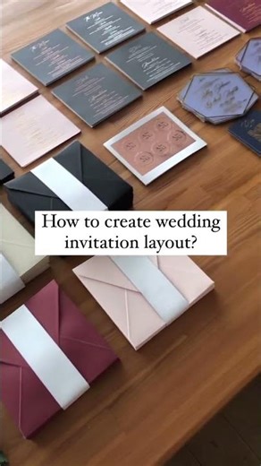 Master Wedding Invitations: Layout Tips & Tricks #shesaidWOW 🫶🏻 #InvitationLayout