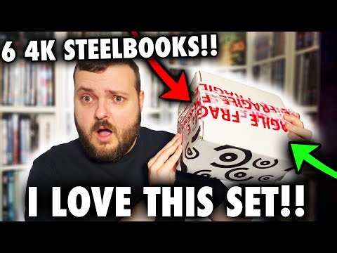 UNBOXING A 6 MOVIE 4K STEELBOOK BOXSET.. LOVE THIS SET!!!