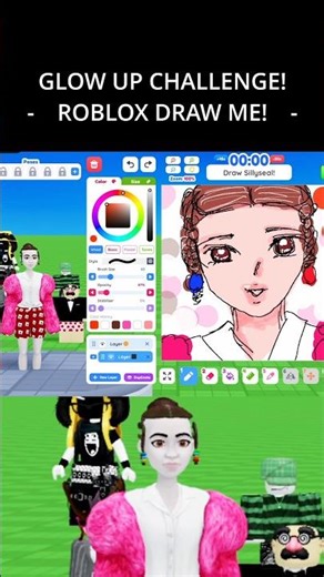 Turning a DERPY Roblox skin into HUSBANDO... 😳✨ #shorts #roblox #art