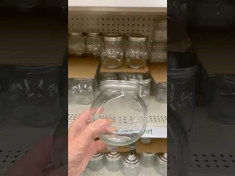 Grab some wood trays & jars from #DollarTree! 😱