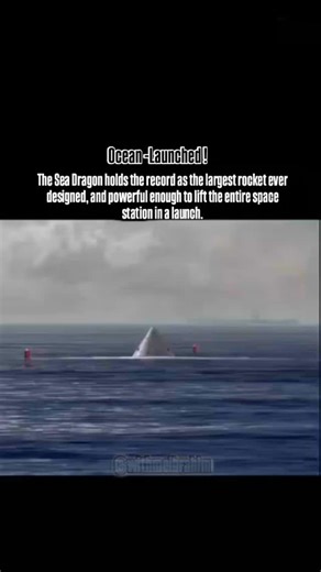 Ibrahim Mohammed DK on Instagram: "NASA Vision in 1960, 🚀 The Sea Dragon: NASA's Unbuilt Rocket Concept That Still Inspires Awe 🌊🚀 In the early 1960s, NASA and Aerojet engineers designed the Sea Dragon, a colossal sea-launched super heavy-lift launch vehicle concept that would have revolutionized space exploration. Astonishing Dimensions: • Stood approximately 150 m (≈ 490 ft) tall, surpassing the Saturn V. • Had a diameter of 23 m (≈ 75 ft), wider than most rockets. • Featured one engine per