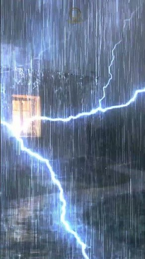 Relax and fall asleep. Cool thunder and rain pound in your ears, lulling you to sleep.