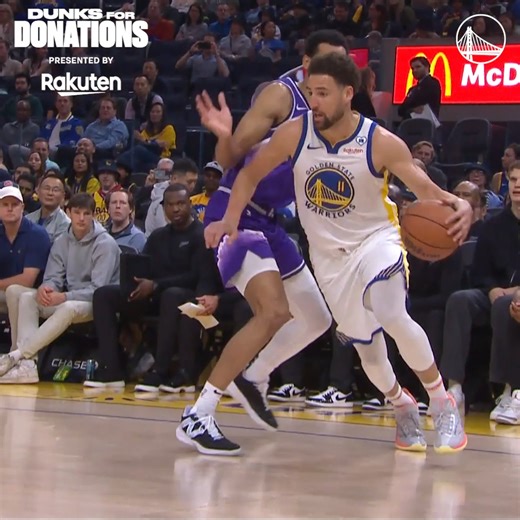 The Dubs have 370 dunks so far this season, resulting in $925,000 raised for the Warriors Community Foundation courtesy of Rakuten Dunks for Donations || #DubNation | Golden State Warriors