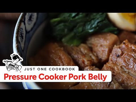 How To Make Pressure Cooker Pork Belly (Recipe) プレッシャークッカーで作る角煮の作り方 （レシピ）