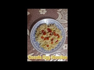 Easy & Simple Cocola Egg Noodles|| Subscribe my channel for more recipes!