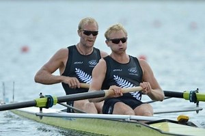 New Zealand pair set world rowing record