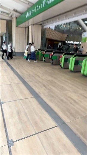 【高輪ゲートウェイ駅】久々...Suicaでタッチして改札入場2025.6.15#shorts#jr東日本#撮り鉄