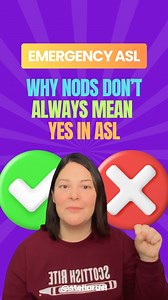 🚨 CRUCIAL ASL TIP FOR EMERGENCIES 🚨 Did you know? A Deaf person’s subtle nods or head shakes don’t automatically mean “yes” or “no.” These movements often just show they’re following the conversation — the same way hearing people say “mm-hmm” on a call. In medical or emergency situations, assuming it means agreement can lead to serious miscommunication. ✅ Always wait for a clear, intentional response before making critical decisions. ✅ When in doubt, confirm understanding — it could prevent da