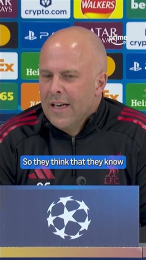 Slot CALLS ON ANFIELD ahead of the PSG game 🔴 🗣️ #championsleague #liverpool