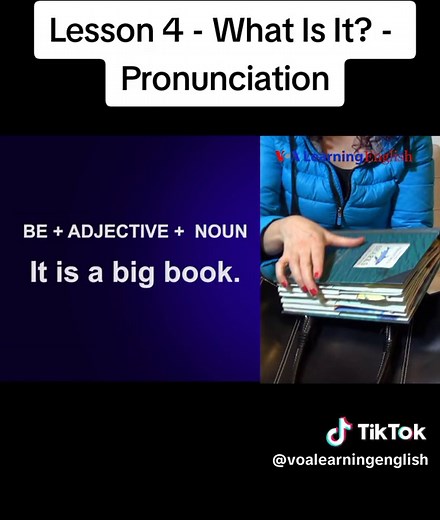 Lesson 4 - What Is It? - Speaking Practice #inglesfacil #clasesdeingles #aprendeingles #cursodeingles #voalearningenglish #englishpractice #learningenglish #Ingles