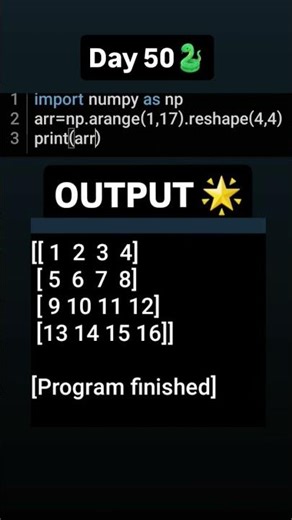 Day 50 of Python Basics🐍 #shorts #viral #trending #python #learning