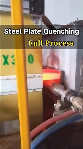 Steel Plate Quenching Line | Induction Heating and Spray Cooling Process
