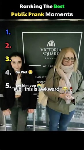 Ranking The Funniest Public Prank Moments 🤣 #funny #shorts #fyp