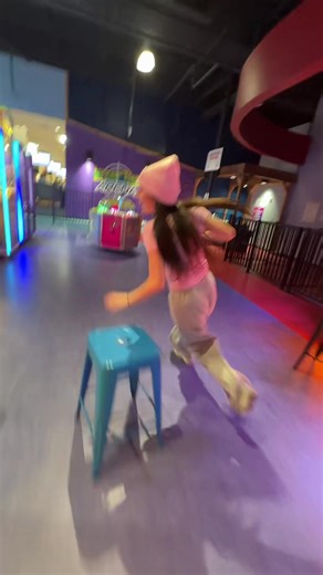 Hitting the road in the arcade with my friends lol😝 #hittheroadchallenge