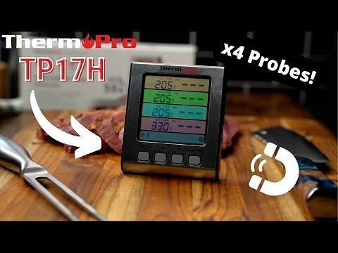 ThermoPro TP17H - The 4-Probe Digital Meat Thermometer That's Perfect For BBQ!