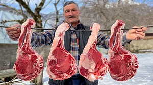Cooking dinner in our village is always a unique experience! Today, we prepared a meal that could easily feed anyone at least three times! 😋🍽️ #cooking #village #food | Sweet Village