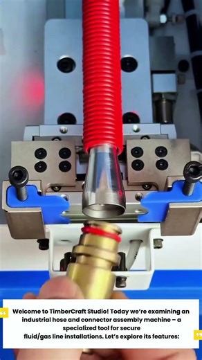Industrial Hose & Connector Assembly Machine - Educational Short: Productivity Impact"