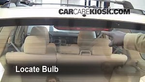 3rd Brake Light Bulb Replacement on a 2006 Subaru Forester XT Limited 2.5L 4 Cyl. Turbo