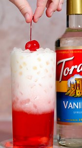 5.4K views · 41 reactions | Grab a bottle of Torani Vanilla for this luscious Cherries and Cream Dirty Soda that makes any Thursday feel like a Friday 襤    Recipe and : @stir.taste.smile https://bit.ly/3Wf3YZo | Torani | Facebook