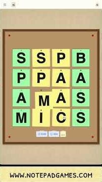 Muddle - Notepad Games - January 7th 2026