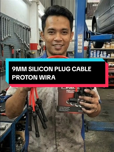 Enjin semput? Pickup berat? Masalah biasa datang dari kabel plug lama.Kabel silikon plug ni tahan panas,api lebih kuat, pembakaran cantik#cableplug9mm#sparepartkereta#aksesorikereta#servisringan