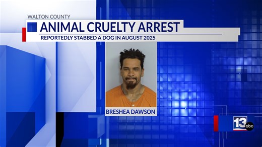 DeFuniak Springs man faces charges for allegedly stabbing dog