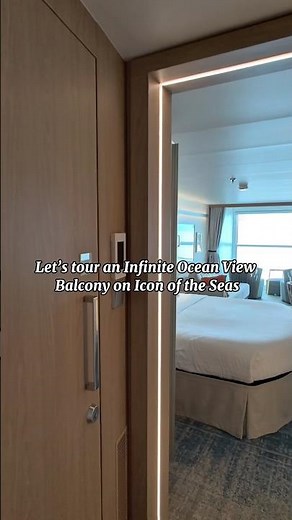 Icon of the Seas Infinite Ocean View Balcony Room Tour | Perfect for Families