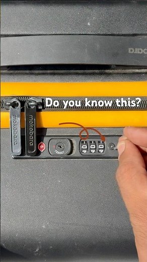 How to change PIN Code in Suitecase? #mokobara #travel #wolrd #shorts