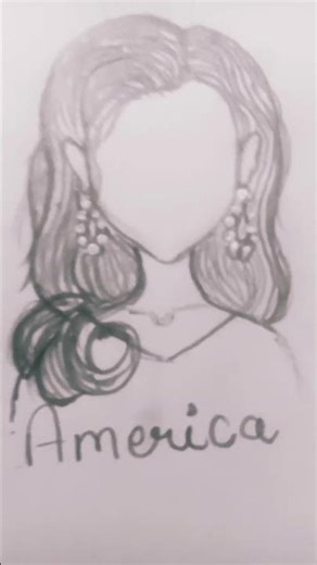 how to draw hair styles (American, Russian, Korean) #art #likeandsubscribe