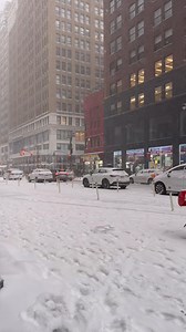 When it snows in New York City , Manhattan (01/24/2026) | New York 4k
