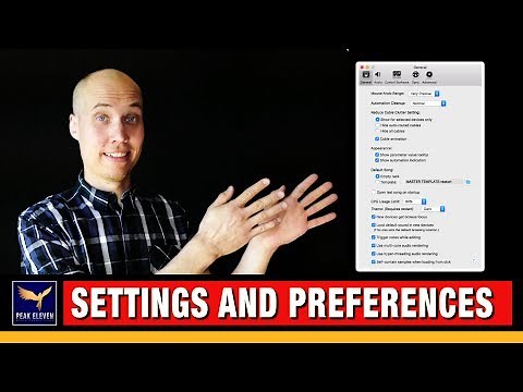 Reason 9.5 Quick Tutorial - Settings and Preferences