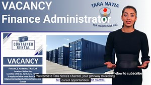 1.5K views | Vacancy: Walvis Bay Container Rental, Finance , Closing...