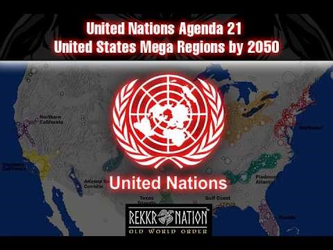 United Nations Agenda 21 United States MegaRegions by 2050