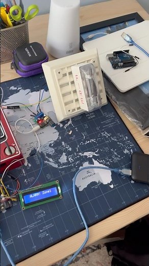 Working on a mini Siemens FireFinder XLS panel