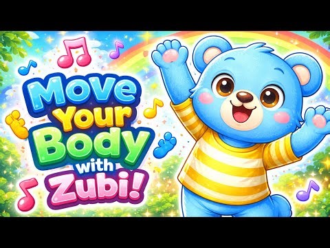 Move Your Body with Zubi! 🐻🎶 | Kids Action Song | Zubi Zoo Kids
