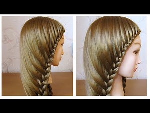 Simple hairstyle for long hair 💛 Hair styling with easy braid on yourself