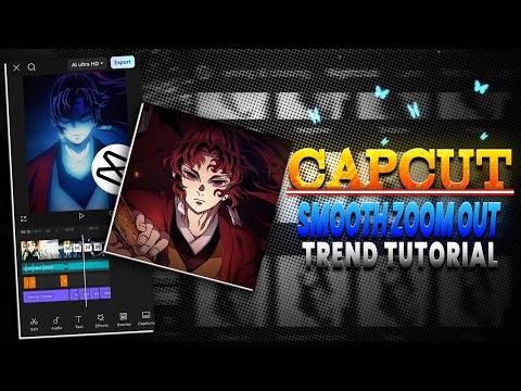 How To Make Smooth Zoom Out Transition In Capcut | Smooth Zoom Out Trend Tutorial