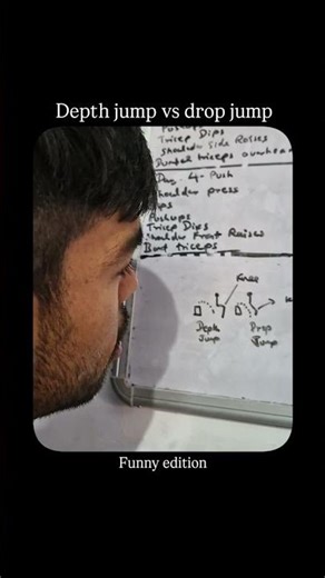 depth vs drop jump #plyometrics