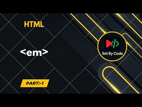 HTML | em tag | Basic Code | 2025
