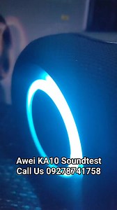 Awei KA10 60 watts Bluetooth Speaker With Microphone Input RGB USB, TF Card, Type C, AUX With warranty Original | Mickey & Missy's Store