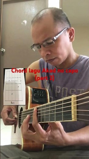 Akad - Payung Teduh #learnguitar #belajargitar #guitartutorial #tutorialgitar #chordgitar #chords