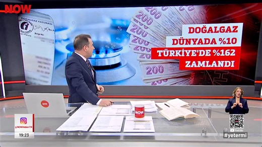 Doğalgaz iki yılda \u00162 arttı... 9 Ocak 2026 Selçuk Tepeli ile NOW Ana Haber -------------------------------------------------------------------------- SAYFAMIZA DESTEK OLMAK İÇİN SAYFAMIZI TAKİP EDEREK, LÜTFEN PAYLAŞIM, YORUM VE BEĞENİ YAPINIZ. BU ŞEKİLDE BEĞENDİĞİNİZ GÖNDERİLERİN DAHA FAZLA KİŞİYE ULAŞMASINI SAĞLAYABİLİRSİNİZ. YAPILAN HER YORUM SAYESİNDE FACEBOOK GÖNDERİLERİ ÜST SIRALARA TAŞIR. SAYFAMIZA YILDIZ GÖNDEREREK DESTEK OLABİLİRSİNİZ. ANLAYIŞINIZ VE DESTEKLERİNİZ İÇİN TEŞEKKÜRLER. 