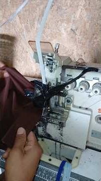 How to sew elastic faster in a chain stitch #sewing #easysewing #overlock #tutorial