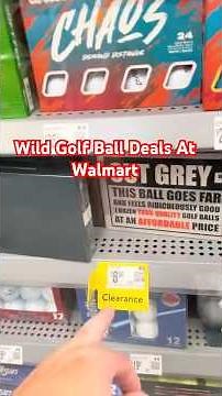 Walmart Golf Balls On Clearance (Grab Them Quick)
