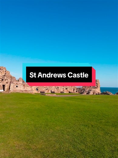 St Andrews Castle 😍 #standrews #scotland #travel #scottishtiktok #fyp