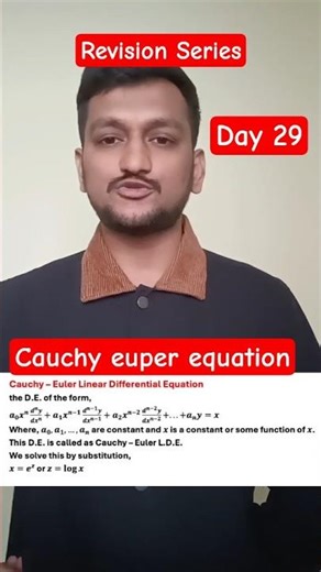 Cauchy Euler Equations | Differential Equations | CSIR NET & GATE Maths | IFAS