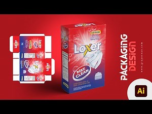 Creative Product Box Packaging Design | Adobe Illustrator Tutorial