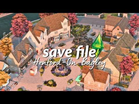 The Sims 4 Realistic Save File: Henford-On-Bagley.. a living world 🍂